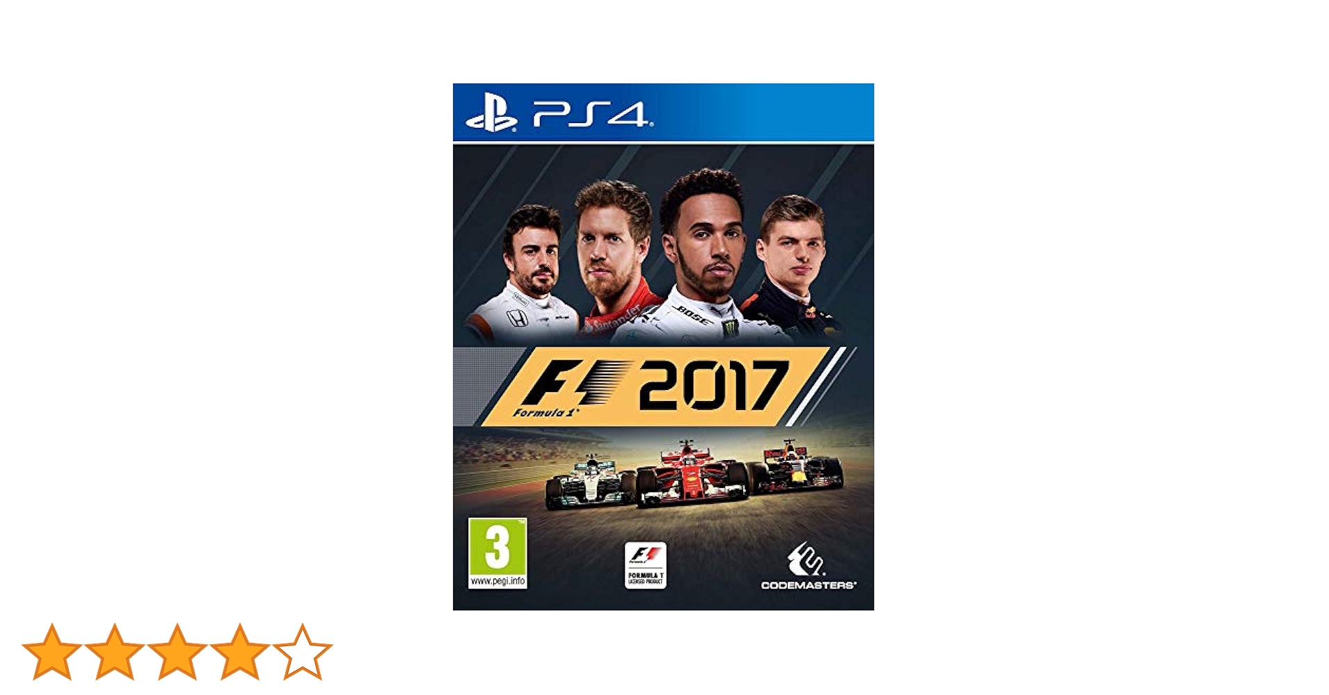PS4 F1 2017 非売品ゲームポスター Rare PS4 F1 2017 Official Promo Game Poster New | eBay